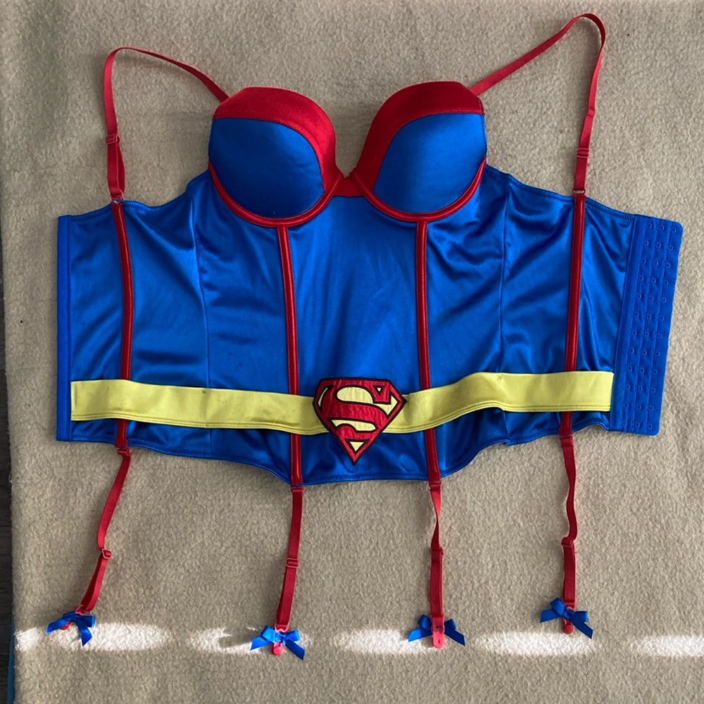 Superman/woman Corset Medium